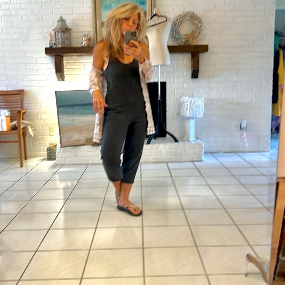 Colsie Romper In Charcoal,Sinfully Soft, Stretch,… - image 1